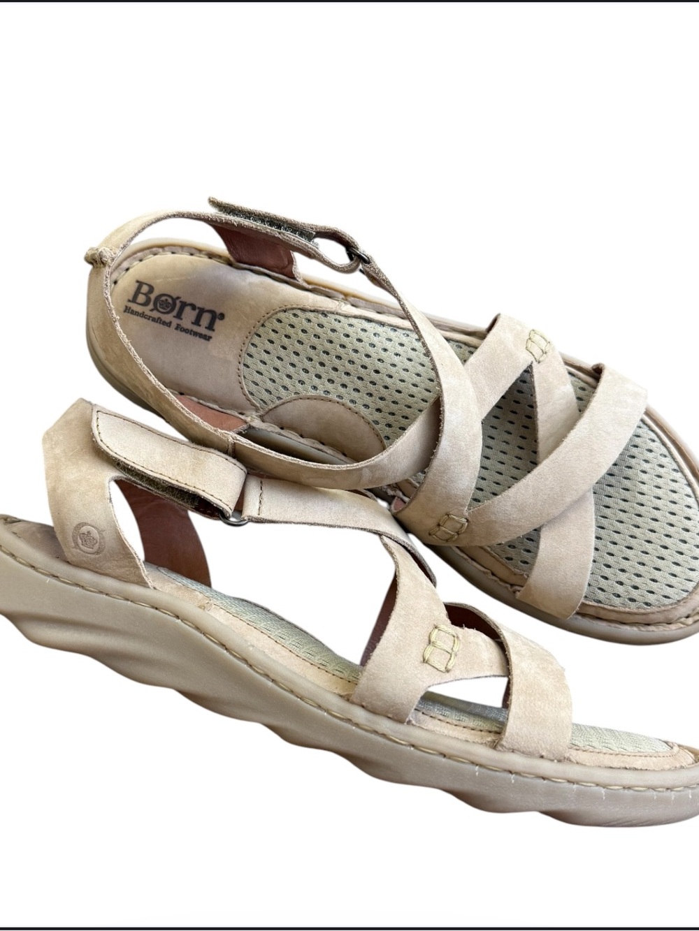Born Trinidad sport sandals women size 9 tan strappy